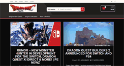 Desktop Screenshot of dragon-quest.com