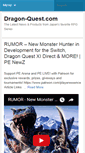 Mobile Screenshot of dragon-quest.com