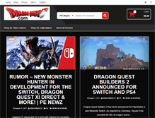 Tablet Screenshot of dragon-quest.com